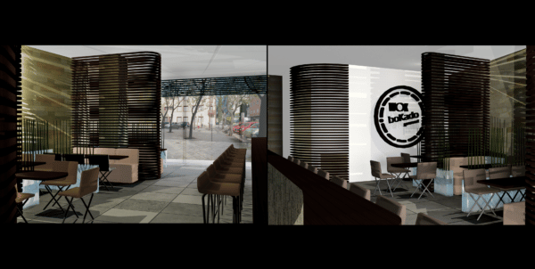 Illuminated Column Cladding
